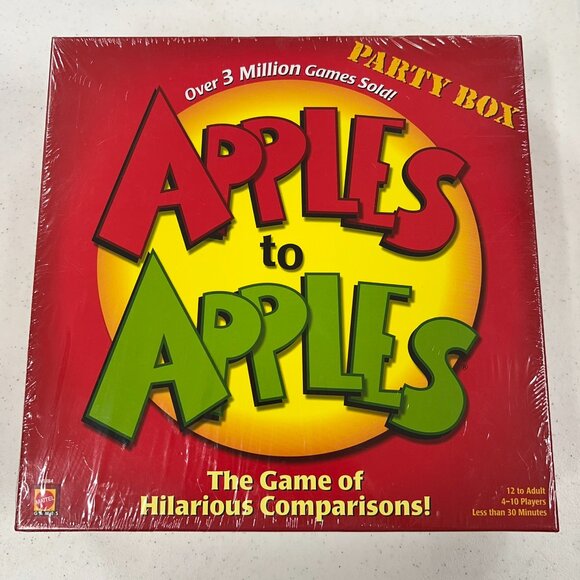 APPLES TO APPLES PARTY BOX ORIGINAL GAME OF HILARIOUS COMPARISONS - NEW  SEALED - Picture 1 of 2